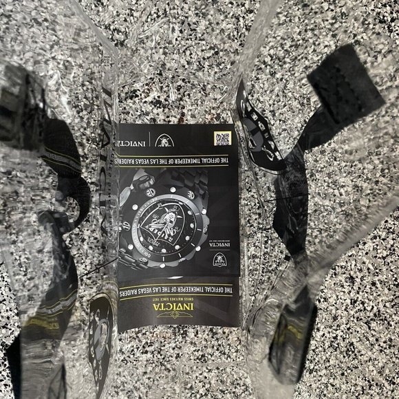 Las Vegas RAIDERS / Invicta clear tote bag, New - Picture 3 of 3